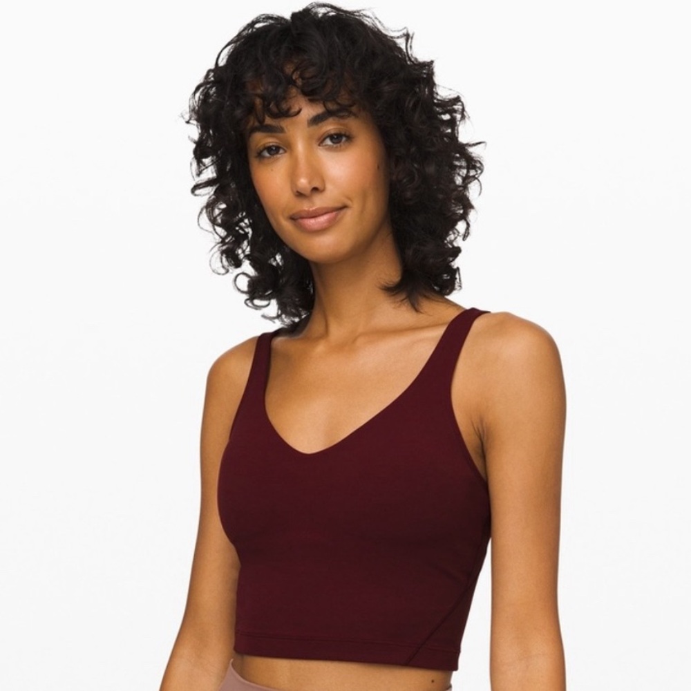 Lululemon Align Tank A/B Cut - size 6 (maroon)